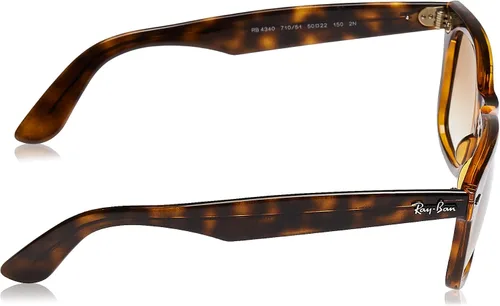 Vista 3 de Ray-Ban RB4340 Wayfarer Ease - Lentes de sol cuadrados color habana claromarrón degradado transparente 1969in Light HavanaClear Gradient Brown