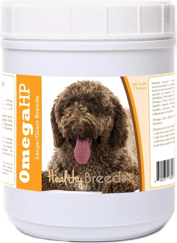Vista 164 de Healthy Breeds Affenpinscher Omega HP - Masticables suaves para piel y pelaje, 60