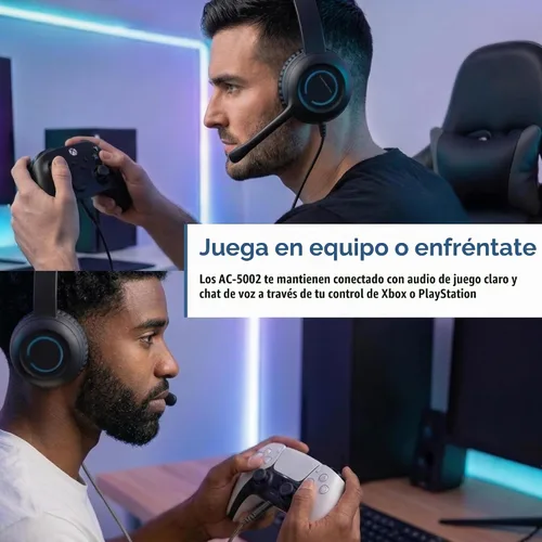 Vista 5 de Cyber Acoustics Auricular estéreo de 3.5mm (AC-5002) – Comunicación duradera, nítida y clara en aulas y en casa Fabricado con 60% plástico