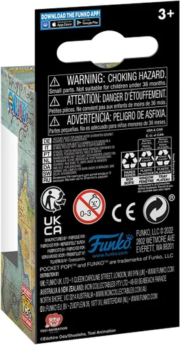 Vista 3 de Funko Llavero Pop! One Piece - Roronoa Zoro