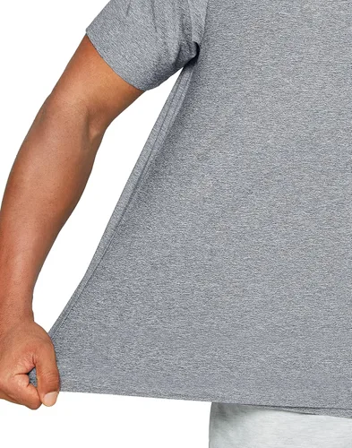 Vista 5 de Mens Dry Fit Short Sleeve T-Shirt Crewneck Lightweight Tee Shirts for Men Workout Athletic Casual