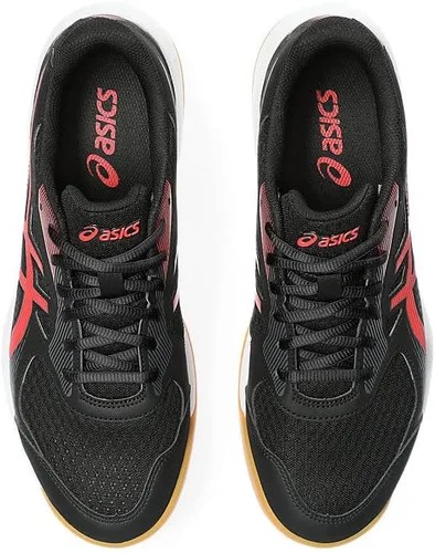 Vista 6 de ASICS Zapatillas de voleibol Upcourt 5 para hombre Negro/Rojo Clásico