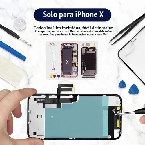 Vista 6 de para iPhone X pantalla LCD reemplazo 5.8 pulgadas