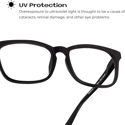 Vista 4 de Readerest Blue Light Reading Glasses - Lightweight Computer Glasses w/Spring Hinges - UV Protection, Anti Glare & Eye Strain