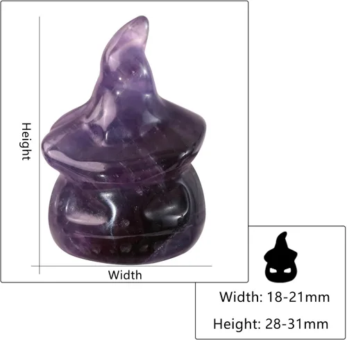 Vista 3 de TUMBEELLUWA Paquete de 2 figuras de cristal con cabeza de calabaza de Halloween, escultura coleccionable para decoración de fiestas, hogar, mantel