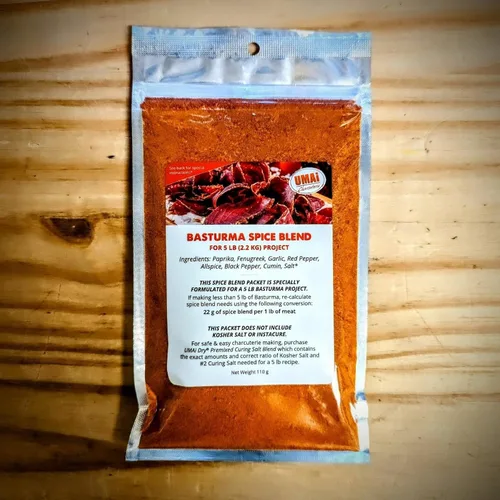 Vista 3 de UMAi Dry Kit de embutidos grandes de fácil paquete, paquete de 3 bolsas de envejecimiento seco de 8 x 18 pulgadas para 5 libras de carne, mezcla