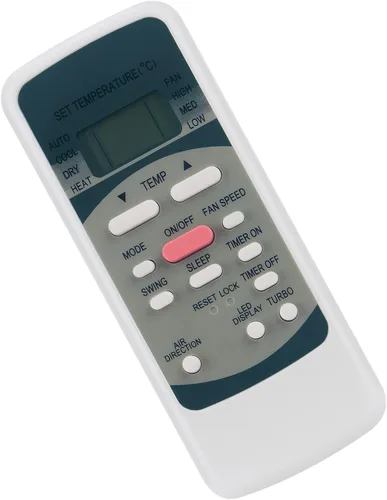 Vista 6 de Control remoto reemplazado R51M/E para aire acondicionado Midea R51L1/BGE R51l5/BGE R51l10/BGE R51E R51CE R51MCE R51DE R51I4BGCE UL-R51ME R51I11BGE