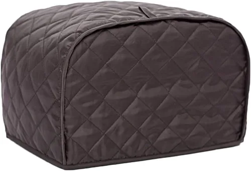 Vista 4 de Tostadora Electrodoméstico Cubierta de poliéster Tostadora Pan Cubierta Protector de Bakeware Protección contra el polvo y la huella dactilar Dos