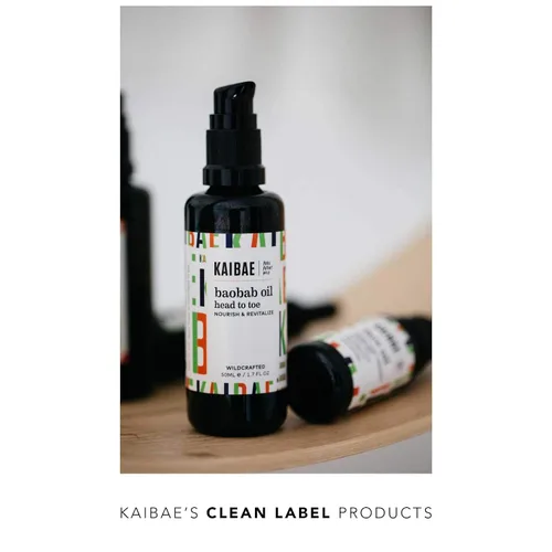 Vista 7 de Aceite de baobab orgánico Hidratante para cabello y piel Apto para microbiomas Prensado en frío y elaborado en el medio silvestre Vegano