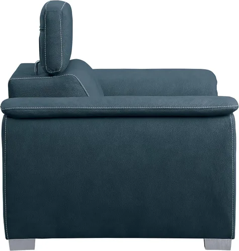 Vista 5 de Homelegance Ferriday - Tumbona convertible de 45 pulgadas, color azul