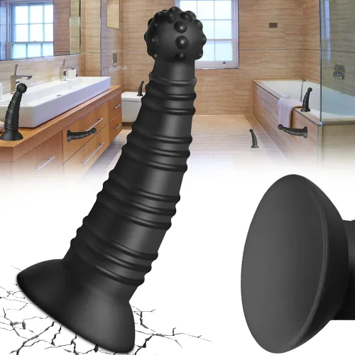 Vista 4 de Tapones para los glúteos, cuentas anales, consoladores de punto G con partículas de masaje, juguetes sexuales anales de silicona, consolador