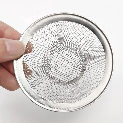 Vista 5 de 50 coladores de malla para fregadero, 2.75 pulgadas superior/1 pulgada de acero inoxidable, trampa de filtro de cesta inclinada, colador de drenaje