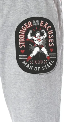 Vista 3 de DC Comics Mens' Superman Man of Steel Father's Day Loungewear Pajama Pants