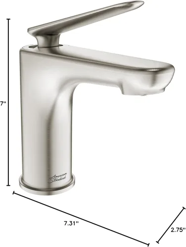 Vista 6 de American Standard 7105121.295 Studio S - Grifo de baño de un solo control, níquel cepillado cepillado níquel