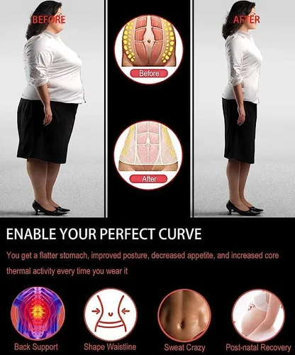 Vista 6 de Corsé Top Sudor Cintura Entrenador De Neopreno Para Mujeres Hombres Cincher Cuerpo Shaper Para Pérdida De