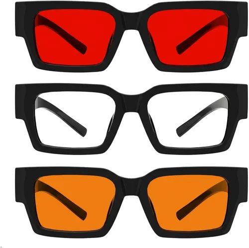 Vista 243 de Eyekepper Gafas de luz azul para hombre y mujer, paquete de 6 lentes Pilot Paquete de 6 color mezclado