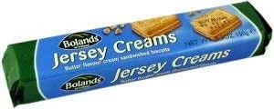 Vista 2 de Bolands Jersey Creams, paquete de 3 bolsas, sabor a mantequilla irlandesa, galletas rellenas de crema, 4.41 oz por bolsa
