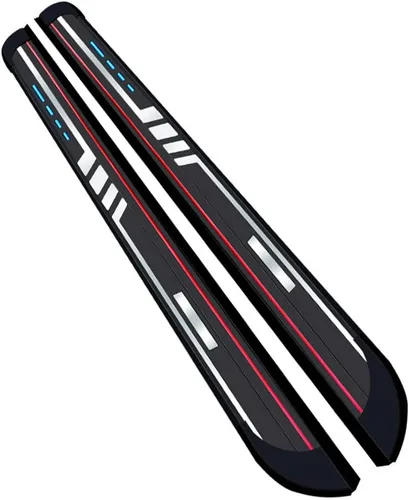 Vista 5 de 2 barras Nerf negras para estribos Nissan X-Trail Rogue T33 2021-2023