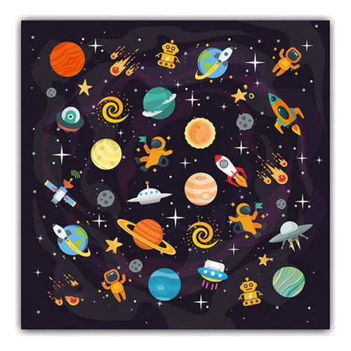 Vista 3 de Mascarilla Higiénica de Tela Reutilizable Space Infantil