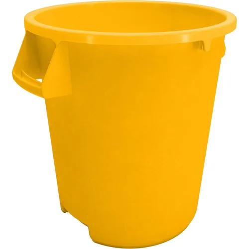 Vista 16 de SPARTA Bronco - Contenedor de basura redondo para desechos, 10 galones, color negro, paquete de 6