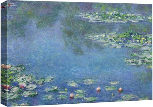 Vista 13 de wall26 Vista de Vetheuil por Claude Monet - Arte moderno impresionista - Arte en lienzo para el hogar, 24 x 36 pulgadas 40. Vista de Vetheuil