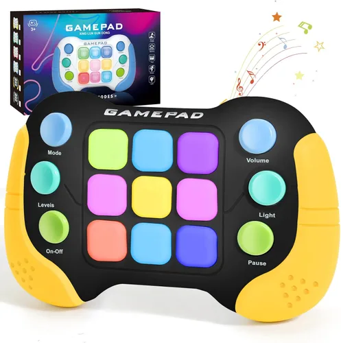 Vista 8 de AOTIBO Manejo de juguetes de juguete rápido, juego de mano intermitente para niños, adolescentes y adultos, juego electrónico de cerebro y memoria