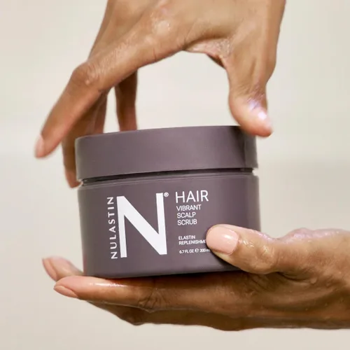 Vista 7 de NULASTIN Vibrant Scalp Scrub - Tratamiento exfoliante para cuero cabelludo seco, hidratante y limpiador para levantar la acumulación, prechampú