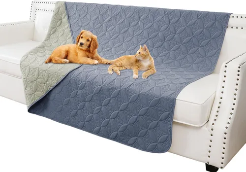 Vista 31 de Manta impermeable para perro, 30 x 30 pulgadas, fundas de sofá para mascotas pequeñas para sofá, silla, cama, protector de muebles de perros