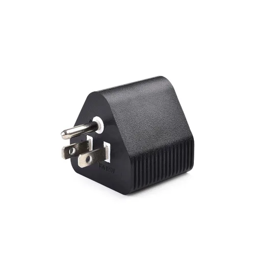 Vista 3 de Cable Matters Paquete de 2 adaptadores RV de 15 amperios a 3 clavijas de 30 amperios, enchufe RV de 15 A (NEMA 5-15P a TT-30R)