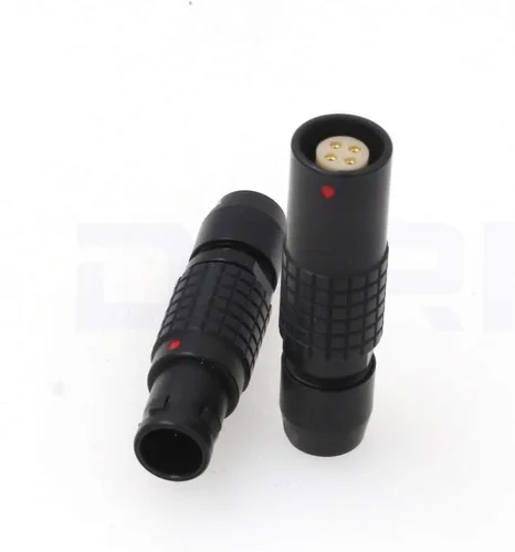 Vista 3 de 1B PHG y FGG 2 pin Push-Pull Conector Circular Enchufe macho y enchufe hembra Color Negro