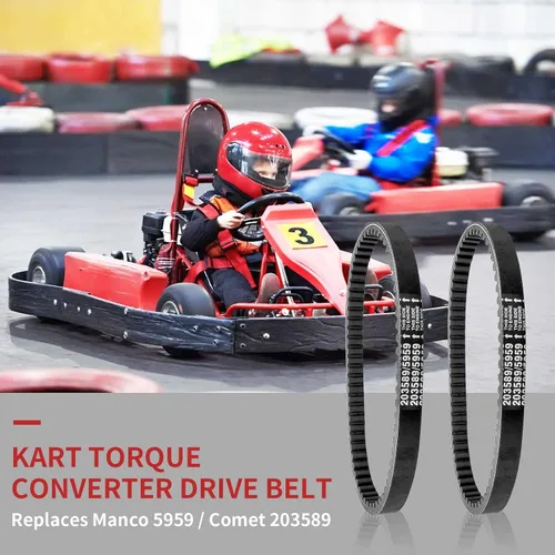 Vista 7 de 5 correas de transmisión Go Kart Series Go Kart, convertidor de par de torque, repuesto para Manco 5959 / Comet 203589