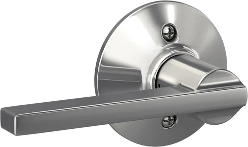 Vista 72 de Schlage F51A LAT 716 Latitude - Manija de puerta con bloqueo de entrada con llave, en acabado de bronce envejecido