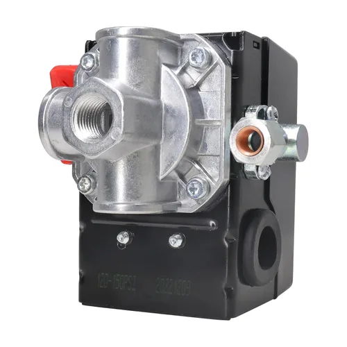Vista 2 de Z-D26612 Interruptor de presión del compresor de aire para cable Porter 150/120 PSI D26612 4 puertos