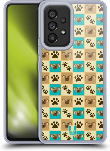 Vista 11 de Head Case Designs Bear Animal Board Patterns Gel Case [Military Grade Protection] Compatible with Samsung Galaxy A53 5G (2022)