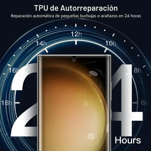 Vista 5 de JETech Protector de pantalla de privacidad de TPU para Samsung Galaxy S23