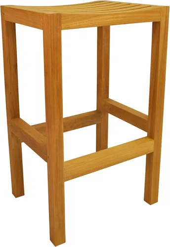 Vista 4 de Anderson Teak Nueva silla de bar sin respaldo Montego
