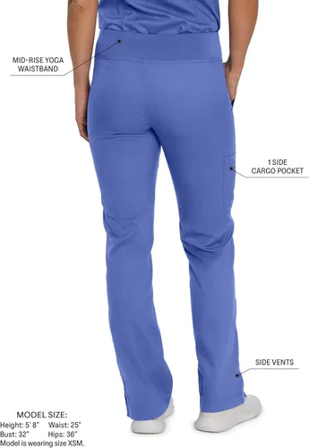 Vista 3 de Landau Proflex 2043 - Pantalones médicos elásticos con 4 bolsillos para mujer