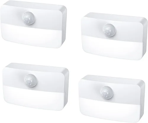 Vista 8 de Paquete de 2: luz nocturna con sensor de movimiento, luces adhesivas con sensor de movimiento para interiores, luces de cocina para debajo