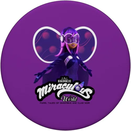 Vista 3 de Miraculous Ladybug Tales of Shadybug and Claw Noir Hesperia PopSockets Standard PopGrip