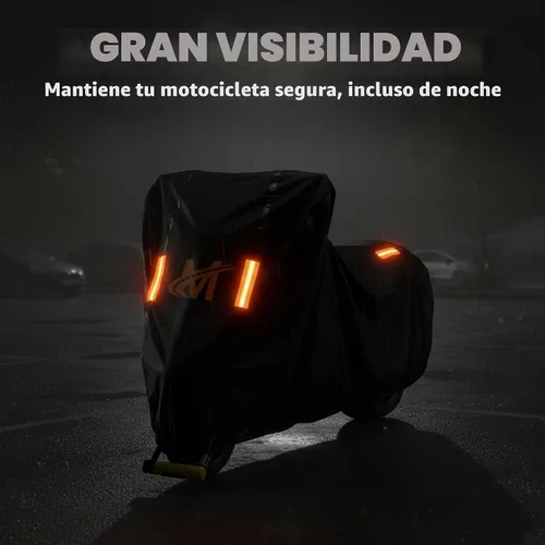 Vista 6 de Mockins Funda grande para motocicleta de 91 x 49 x 39 pulgadas, protección