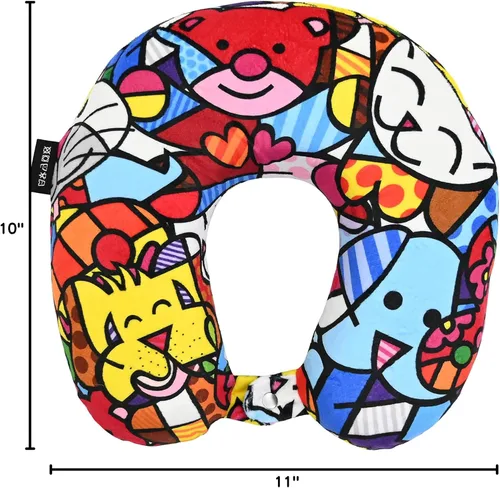 Vista 9 de Britto Romero Travel Neck Pillow - Mejores amigos