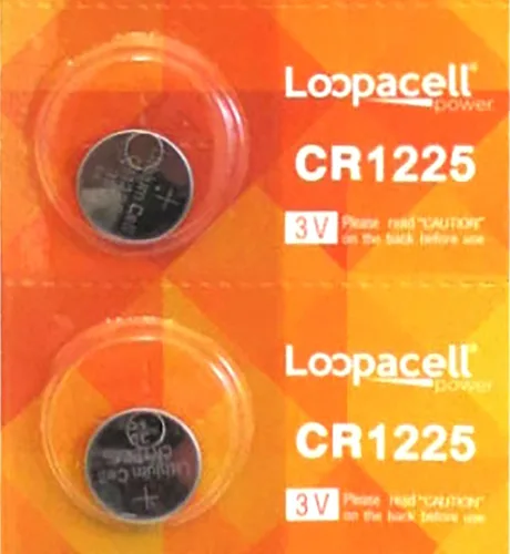 Vista 2 de LOOPACELL Pilas de termómetro CR1225, paquete de 2