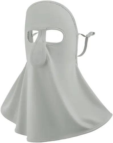 Vista 12 de Polaina para el cuello, máscara de protección solar, pasamontañas, bandanas de cara completa, cubierta de protección solar UPF50+ con bucles
