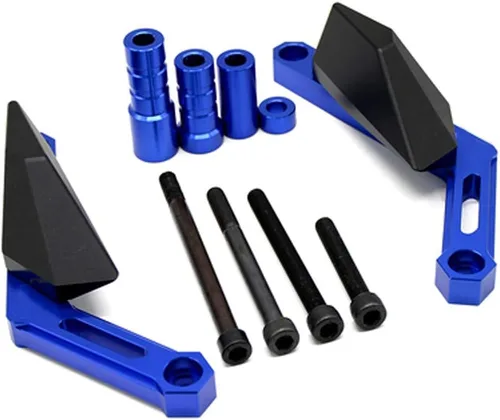 Vista 8 de Funda de aluminio CNC para motocicleta, protector de choque del motor, protector deslizante para protección contra caídas, compatible con Yamaha