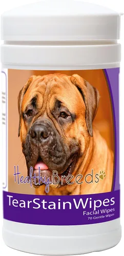 Vista 18 de Healthy Breeds Toallitas quitamanchas de lágrimas para perros para pastor australiano – Más de 100 razas – Limpiador facial de ojos – 70 toallitas