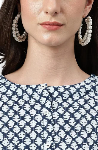 Vista 8 de Janasya Blusa tipo túnica para mujer