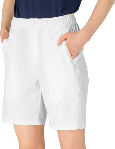 Vista 3 de Pantalones cortos de trabajo de golf para mujer, de secado rápido, para senderismo, pesca, correr, 5 bolsillos