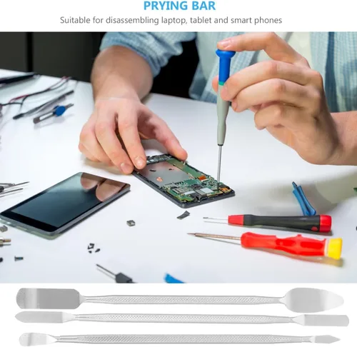 Vista 6 de ULTECHNOVO Kit de herramientas de palanca de Spudger para computadora portátil, batería móvil, reloj de metal Spudger, juego de herramientas