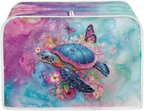Vista 51 de Talayituse Autumn Maple Leaf Print Toaster Cover 2 Slice Bread Toaster Oven Cover Washable Toasters Dust Covers Kitchen Small Appliance Covers