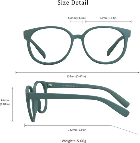 Vista 5 de LifeArt Lentes de bloqueo de luz azul, antifatiga ocular, anteojos de lectura para computadora, anteojos de juegos, gafas de TV para mujeres